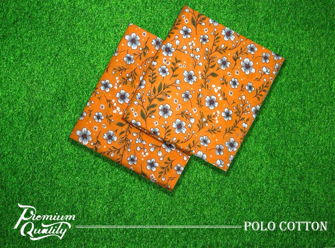 2 Pcs Floral Digital Printed Shirt & Trouser Collection – Micro Polo Cotton