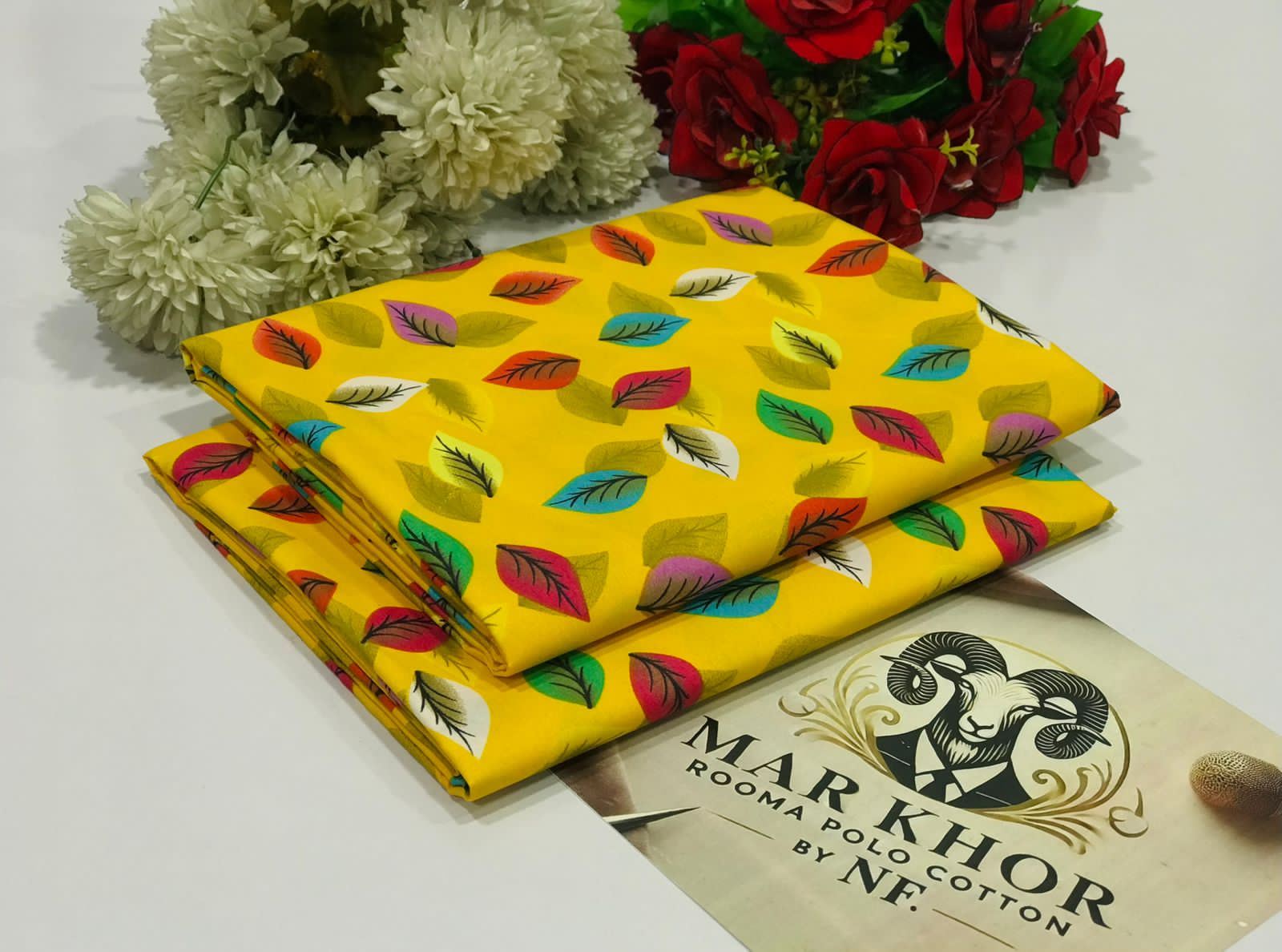 2 Pcs Floral Digital Printed Shirt & Trouser Collection – Micro Polo Cotton