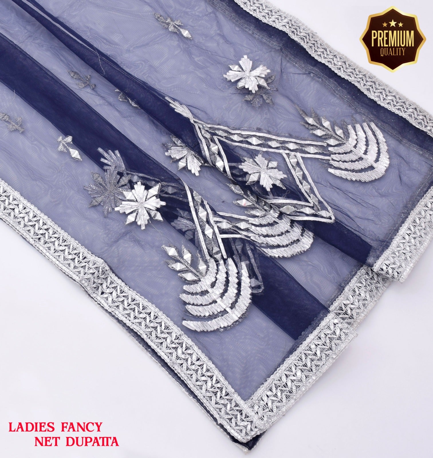 Net Fancy Wedding & Formal Dupatta Collection | Embroidered & Sheesha Work | Ready to Wear