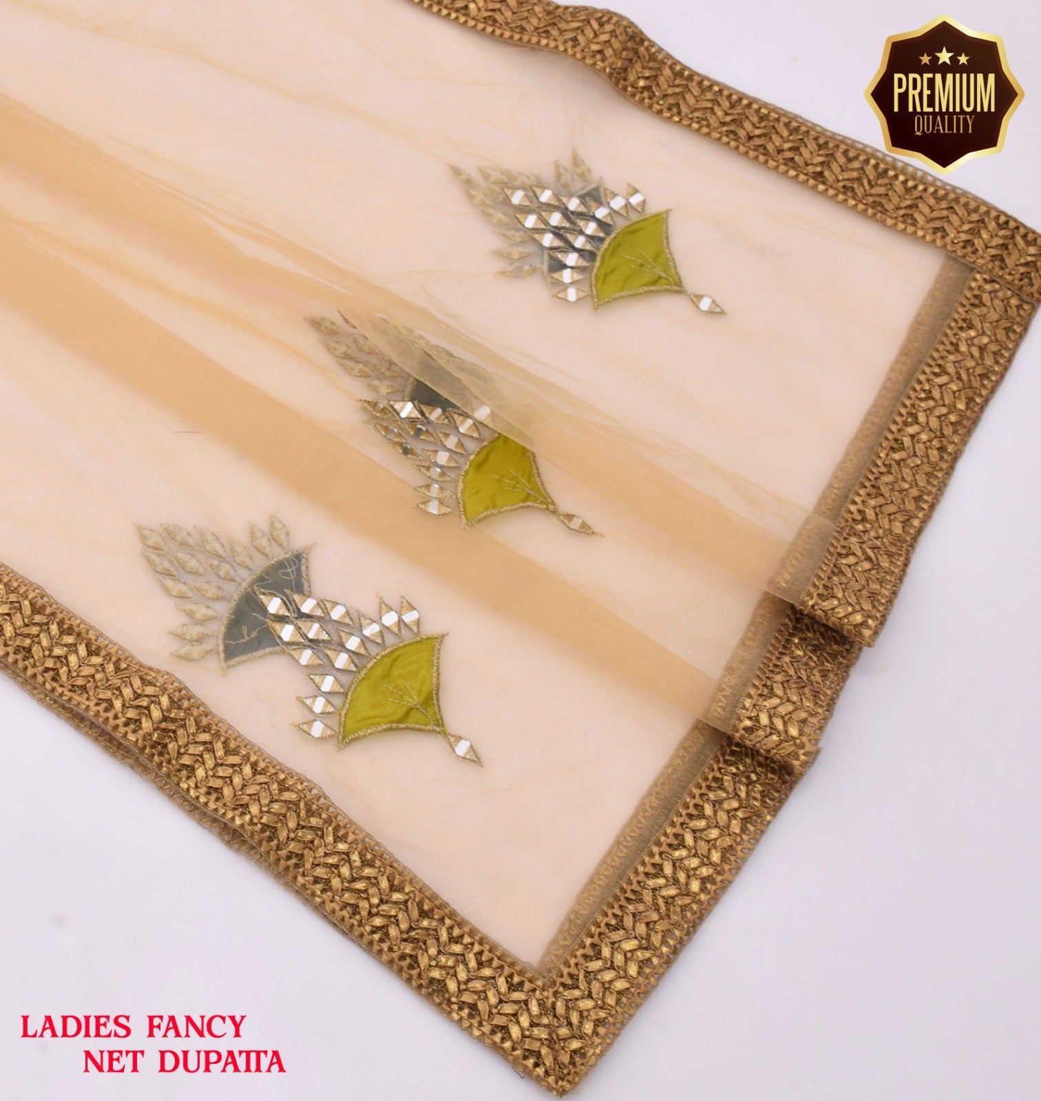 Net Fancy Wedding & Formal Dupatta Collection | Embroidered & Sheesha Work | Ready to Wear