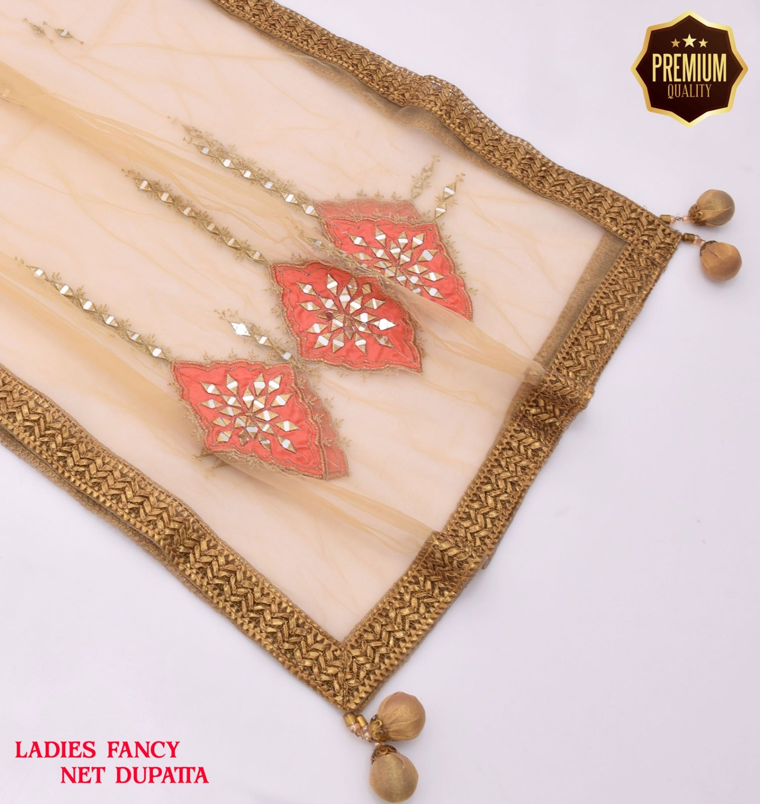 Net Fancy Wedding & Formal Dupatta Collection | Embroidered & Sheesha Work | Ready to Wear
