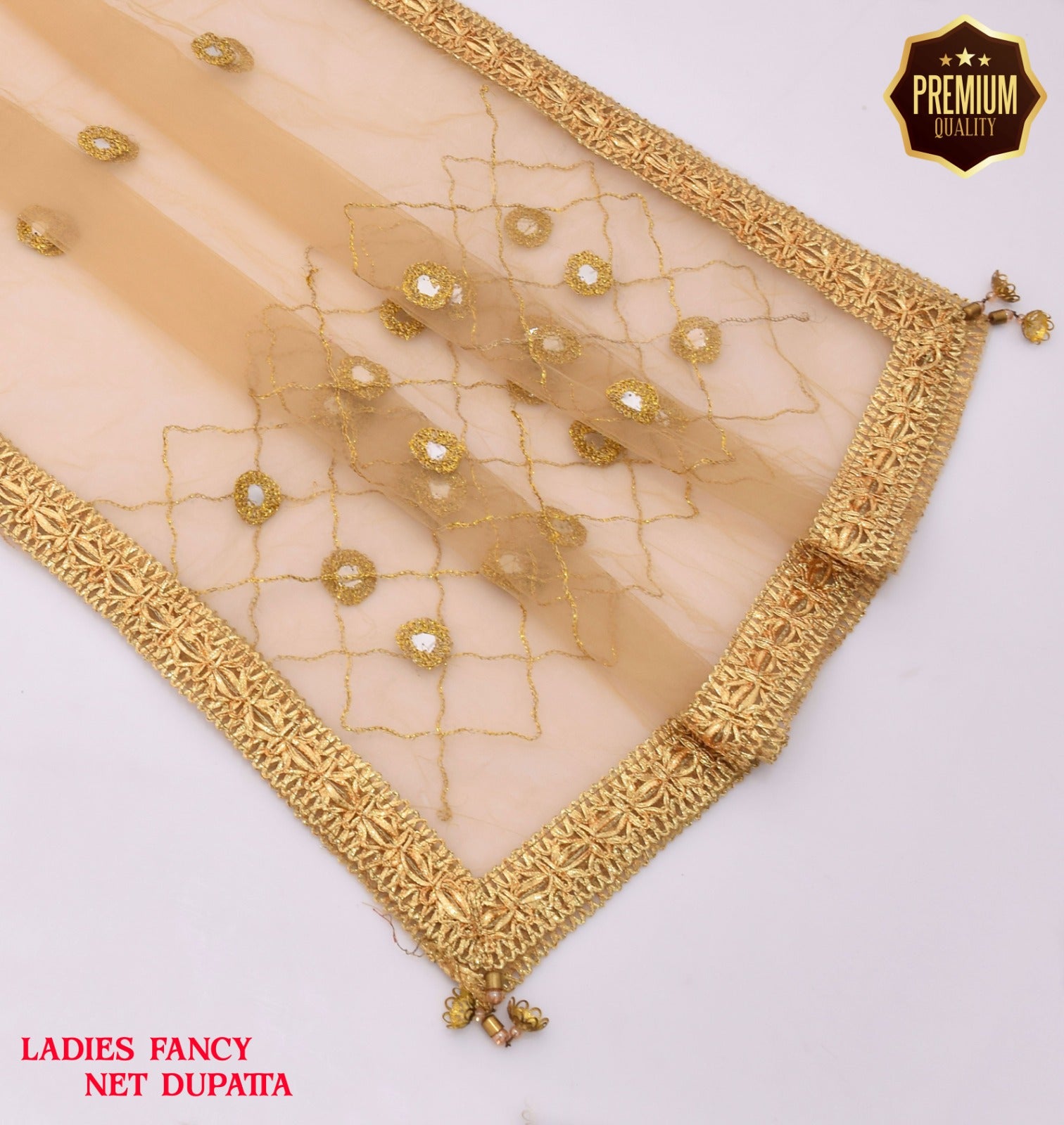 Net Fancy Wedding & Formal Dupatta Collection | Embroidered & Sheesha Work | Ready to Wear