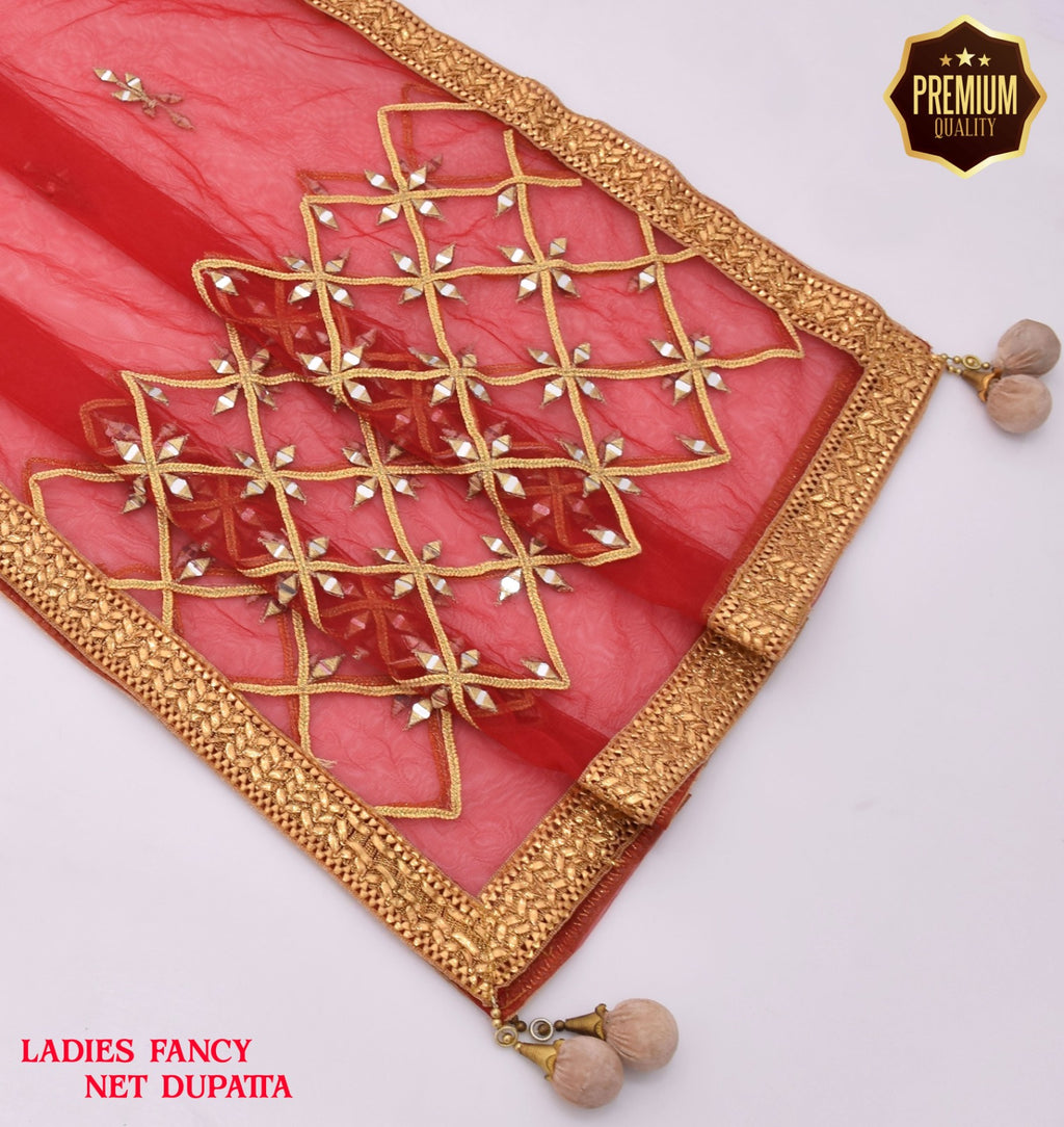 Net Fancy Wedding & Formal Dupatta Collection | Embroidered & Sheesha Work | Ready to Wear