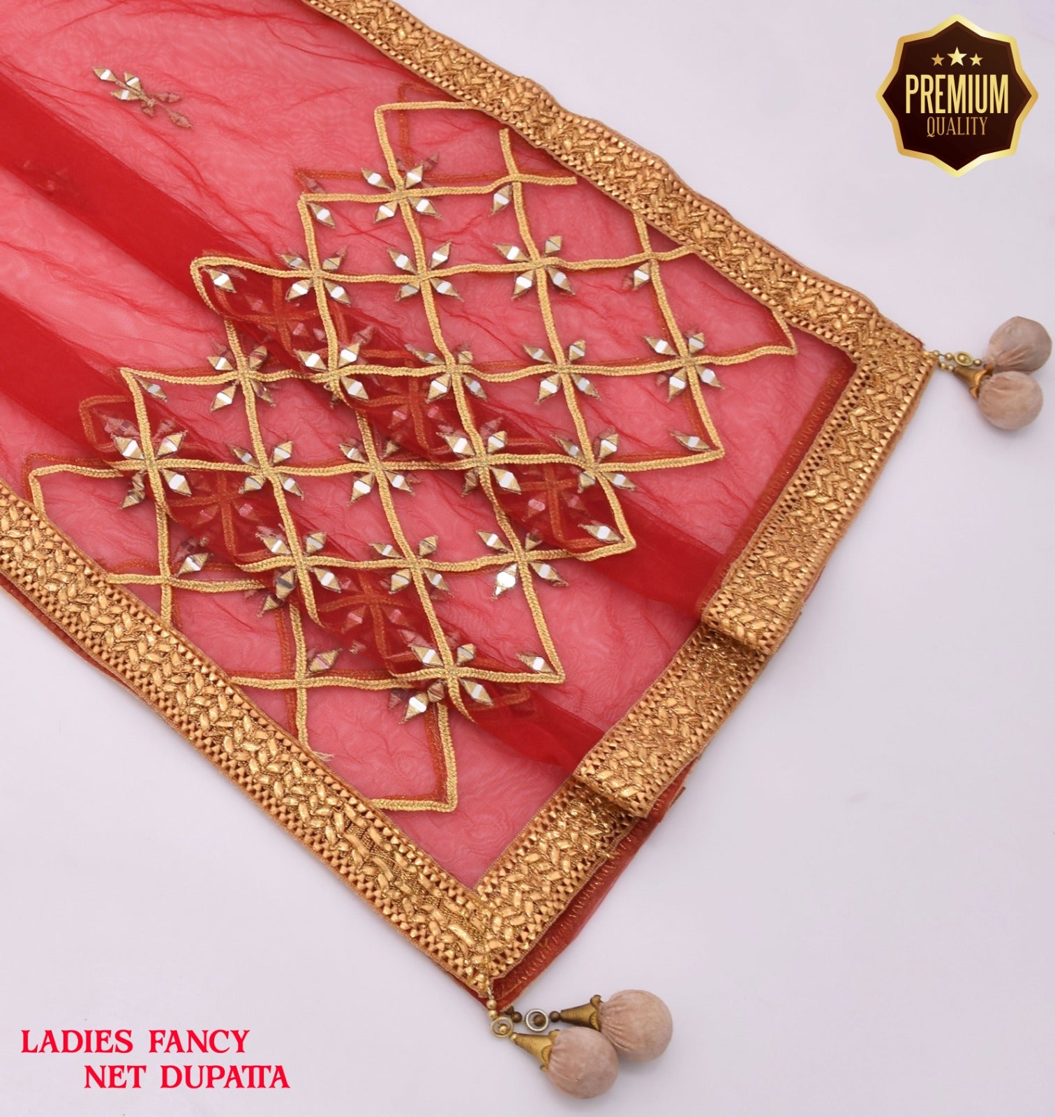 Net Fancy Wedding & Formal Dupatta Collection | Embroidered & Sheesha Work | Ready to Wear