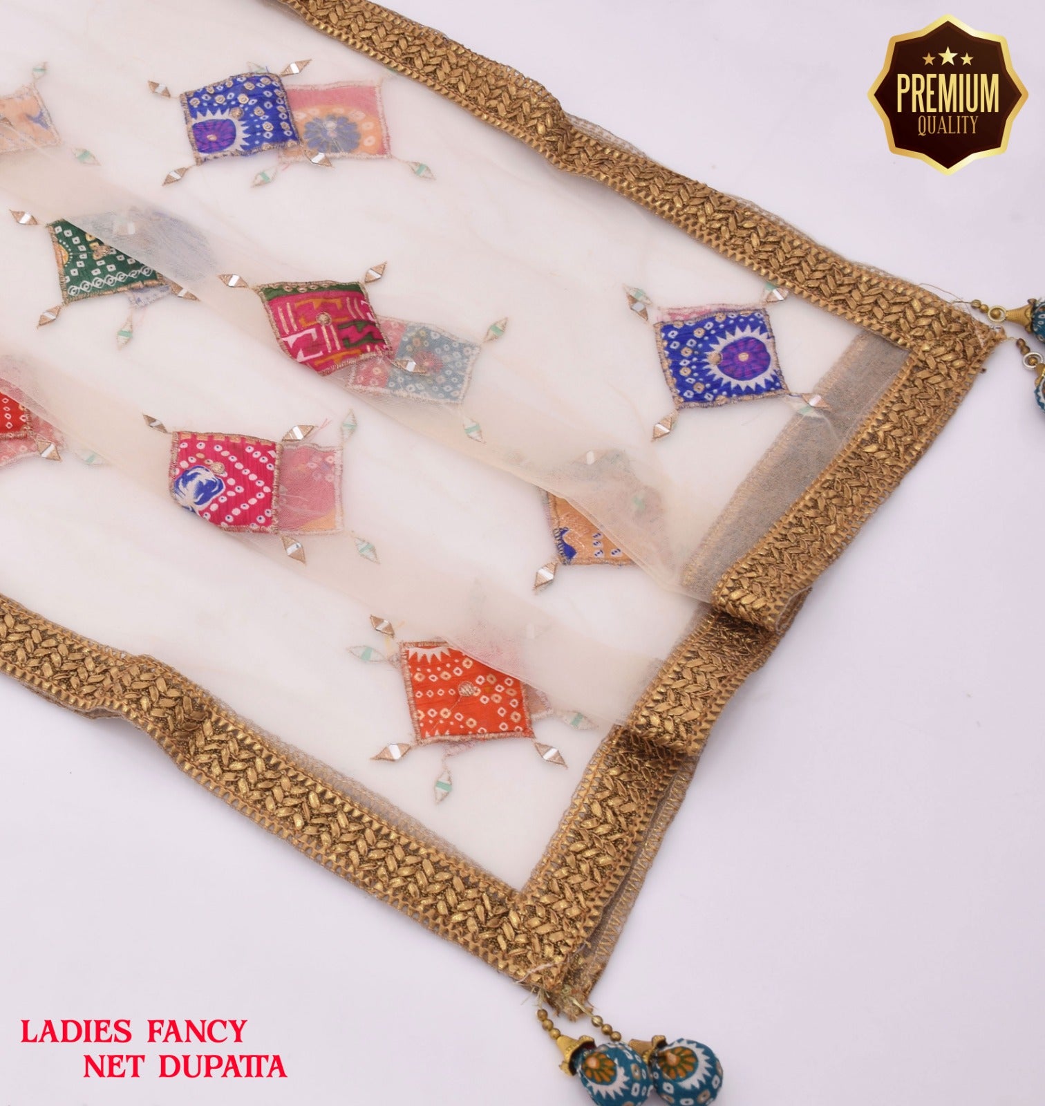 Net Fancy Wedding & Formal Dupatta Collection | Embroidered & Sheesha Work | Ready to Wear