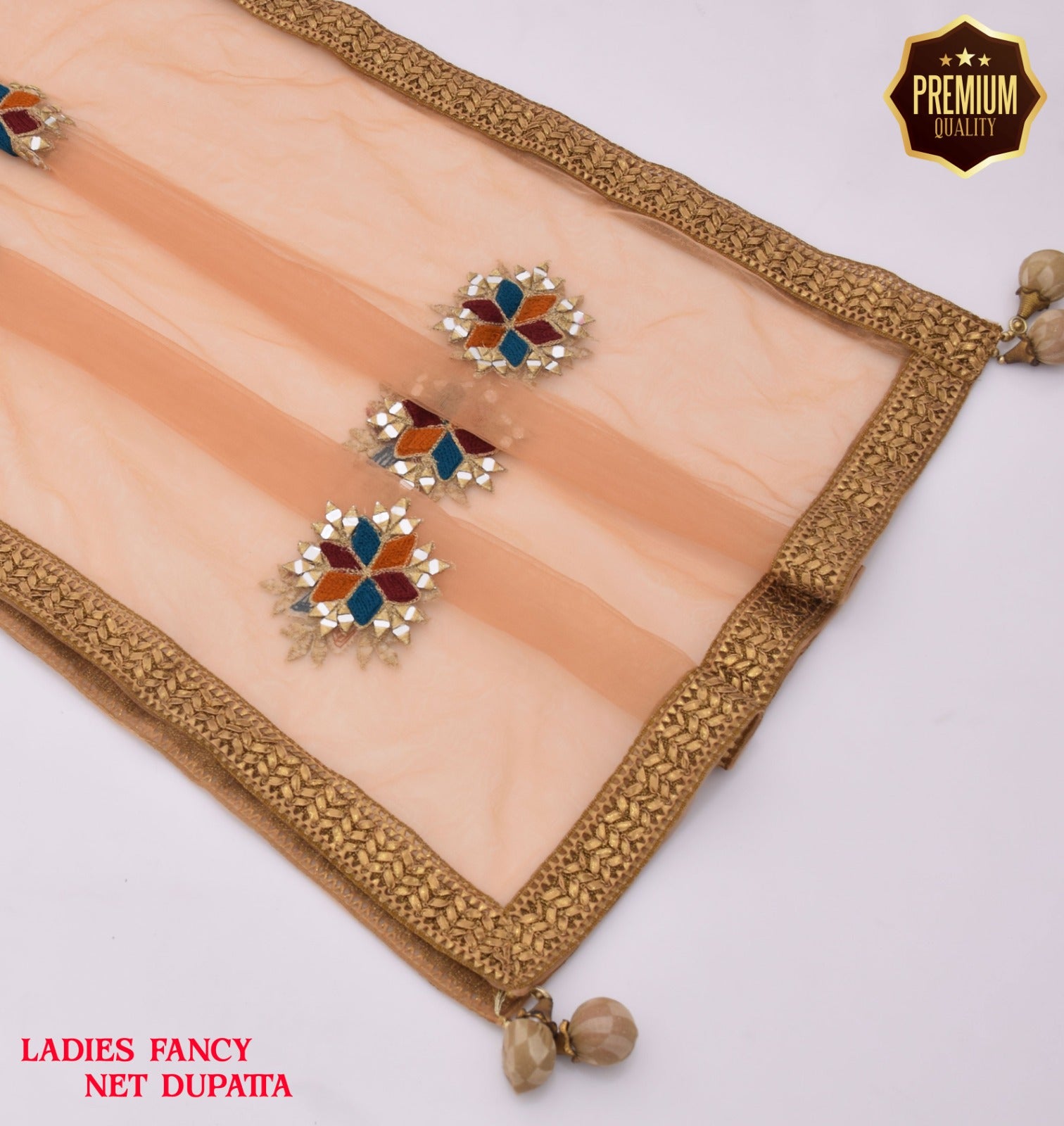 Net Fancy Wedding & Formal Dupatta Collection | Embroidered & Sheesha Work | Ready to Wear