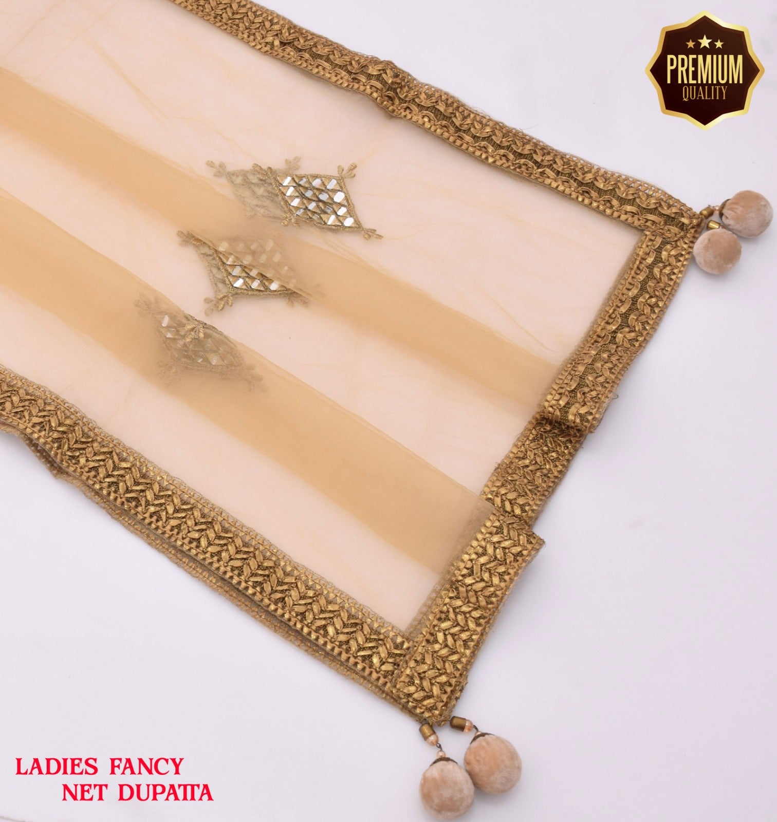 Net Fancy Wedding & Formal Dupatta Collection | Embroidered & Sheesha Work | Ready to Wear