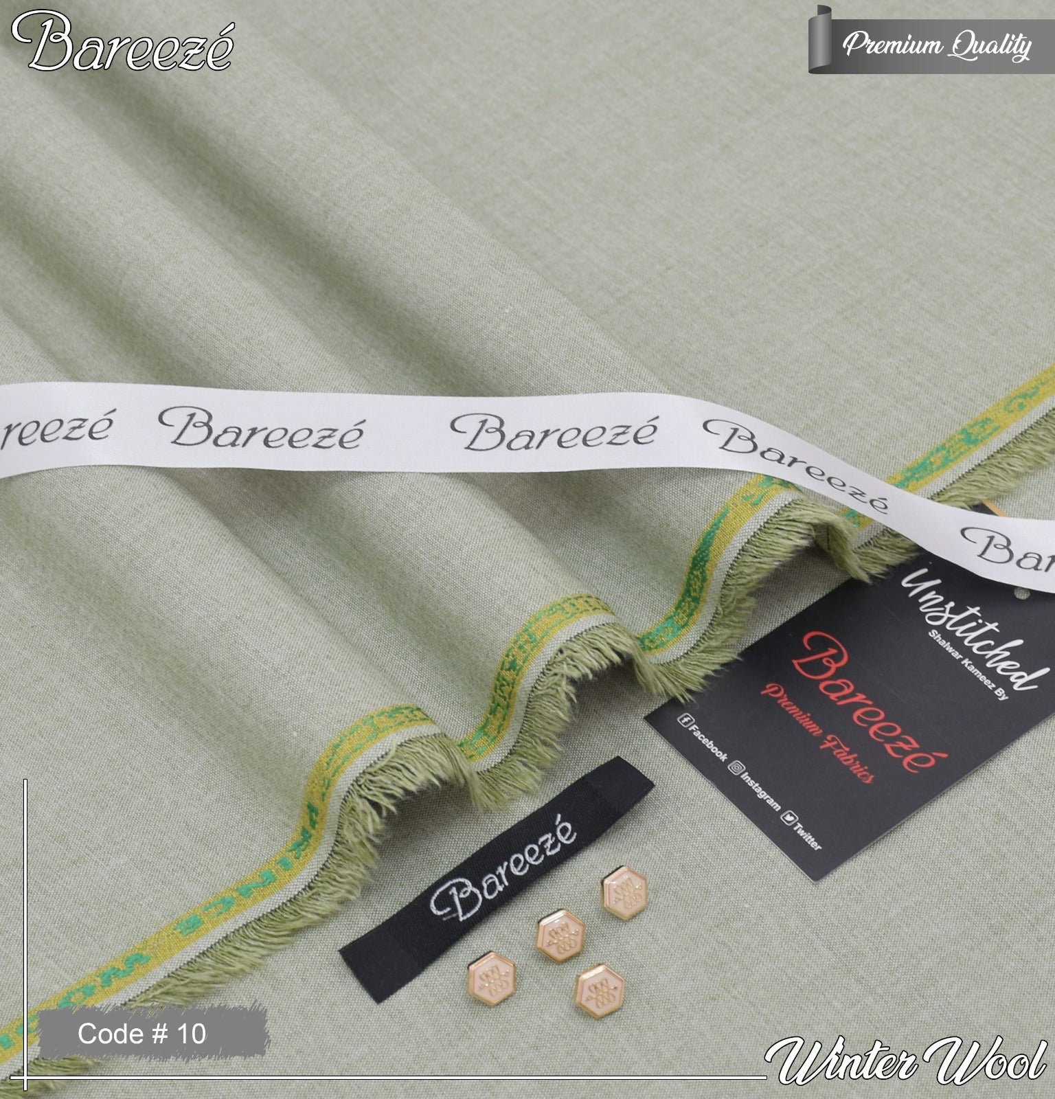 Noor-e-Libaas | BAREEZE Men's Luxury Winter Wool Shirt