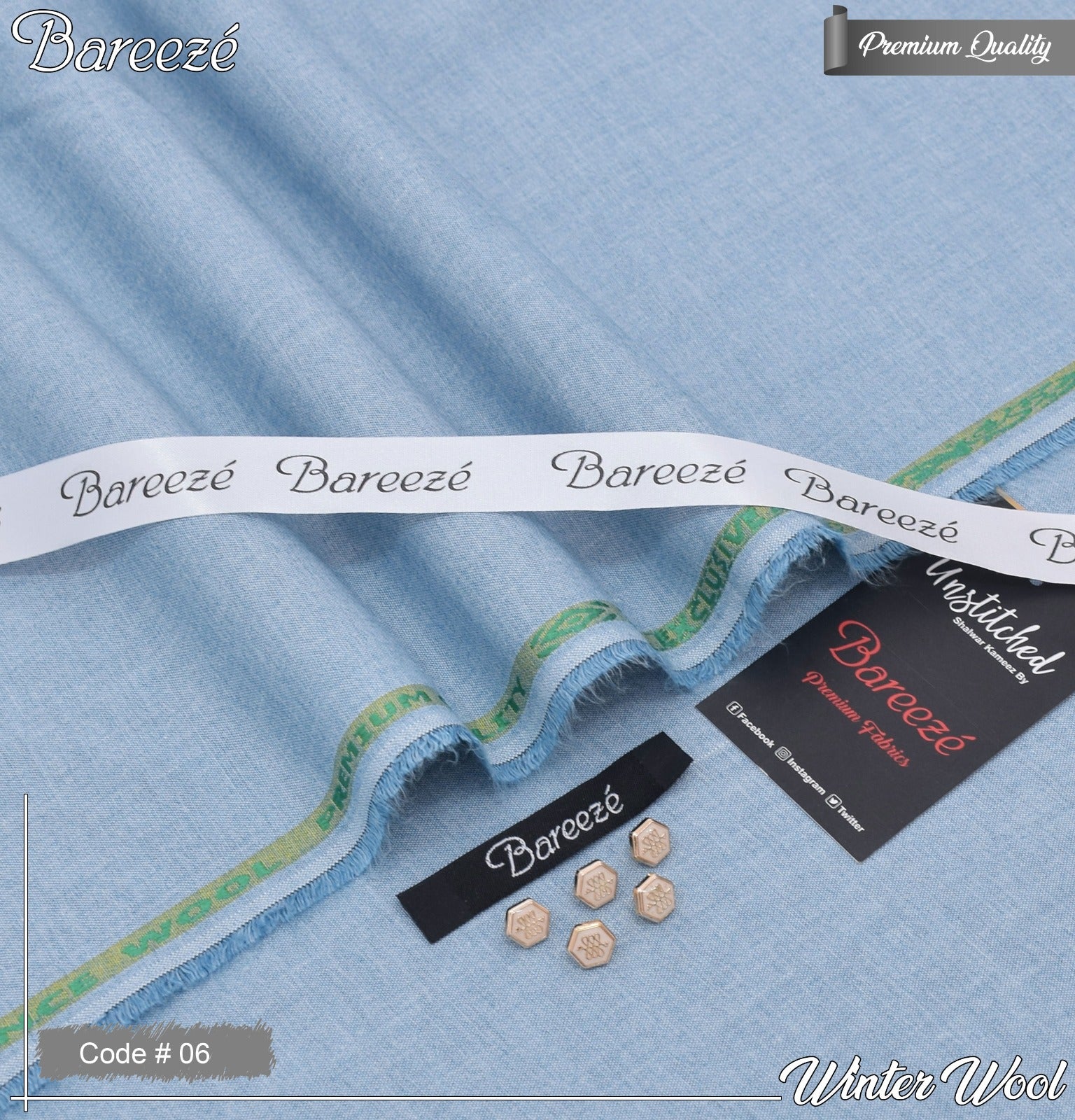 Noor-e-Libaas | BAREEZE Men's Luxury Winter Wool Shirt