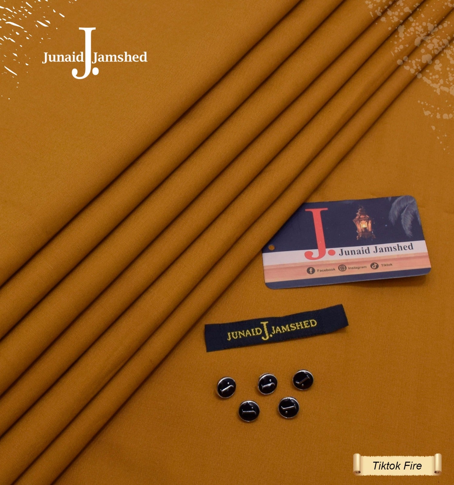 Noor-e-Libaas | JUNAID JAMSHID J. Boski Wash & Wear Shirt