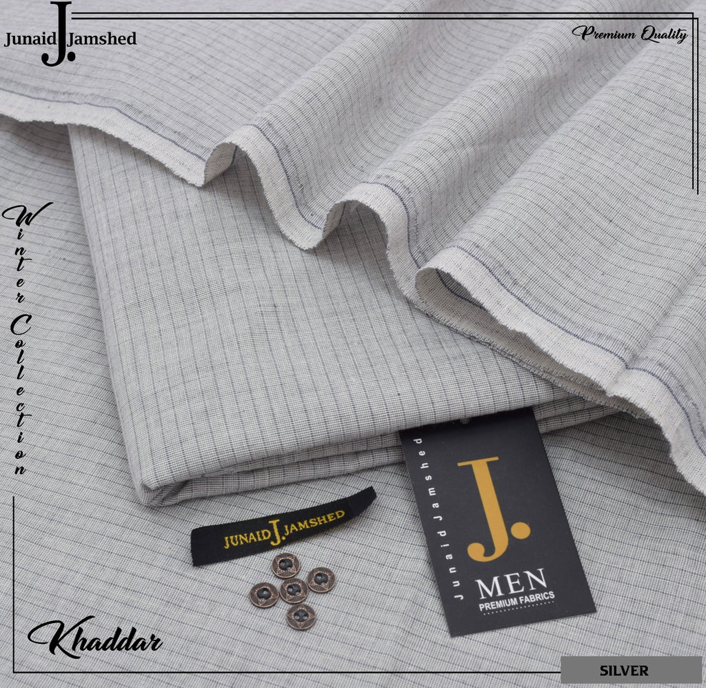 Noor-e-Libaas | JUNAID JAMSHAID Men's Luxury Khaddar Shirt | Fabric Cutting: 7 meters