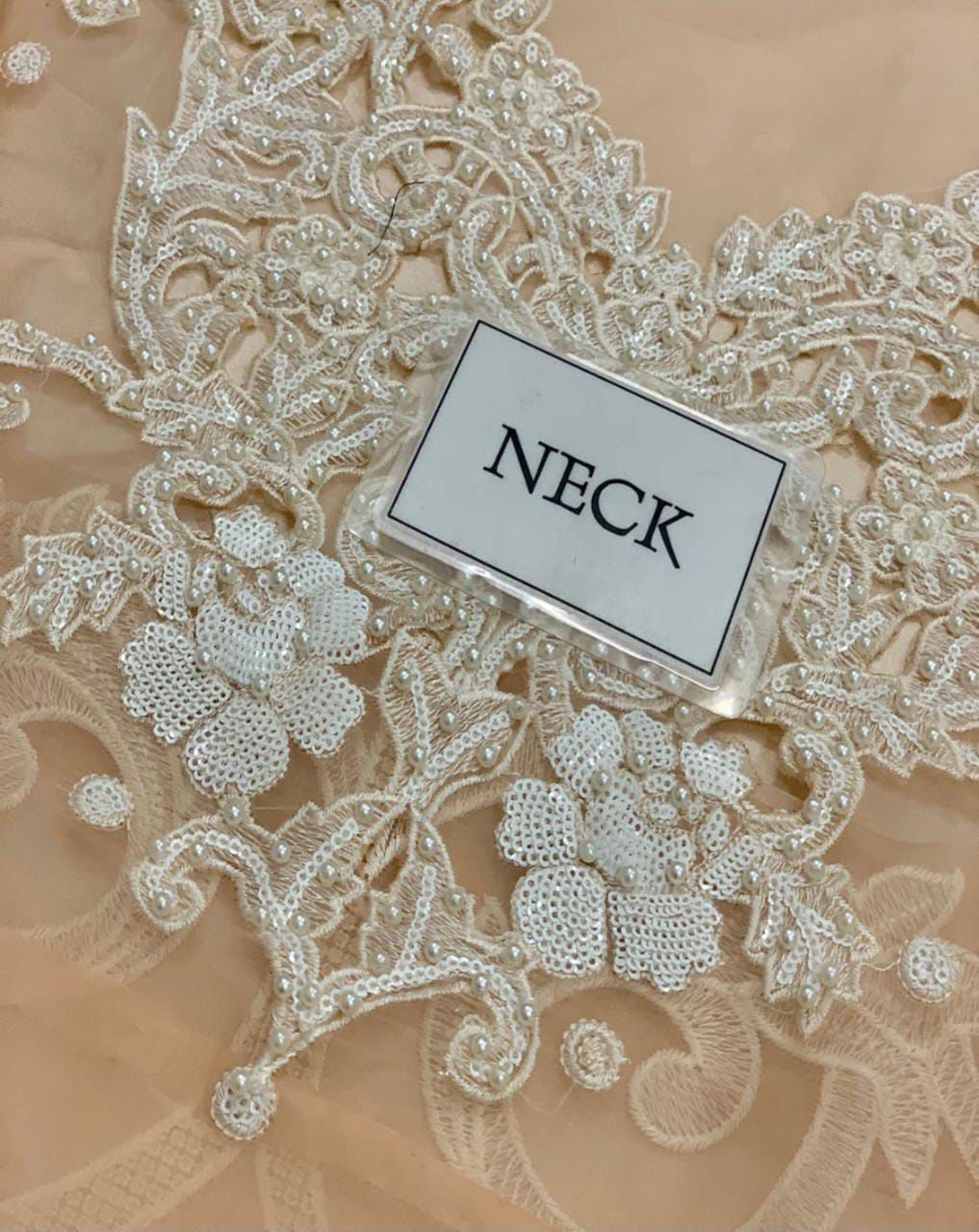 Maria.B Organza Embroidered & Moti Work Sequence Unstitched 3PC Suit – Noor-e-Libaas