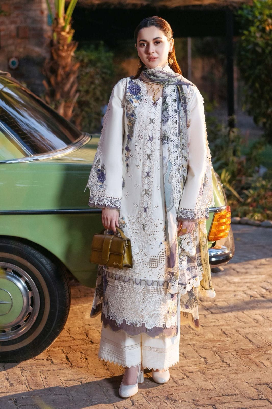 Jade Luxury Embroidered Dhanak 3-Piece Suit with Soft Wool Shawl – Winter 2025