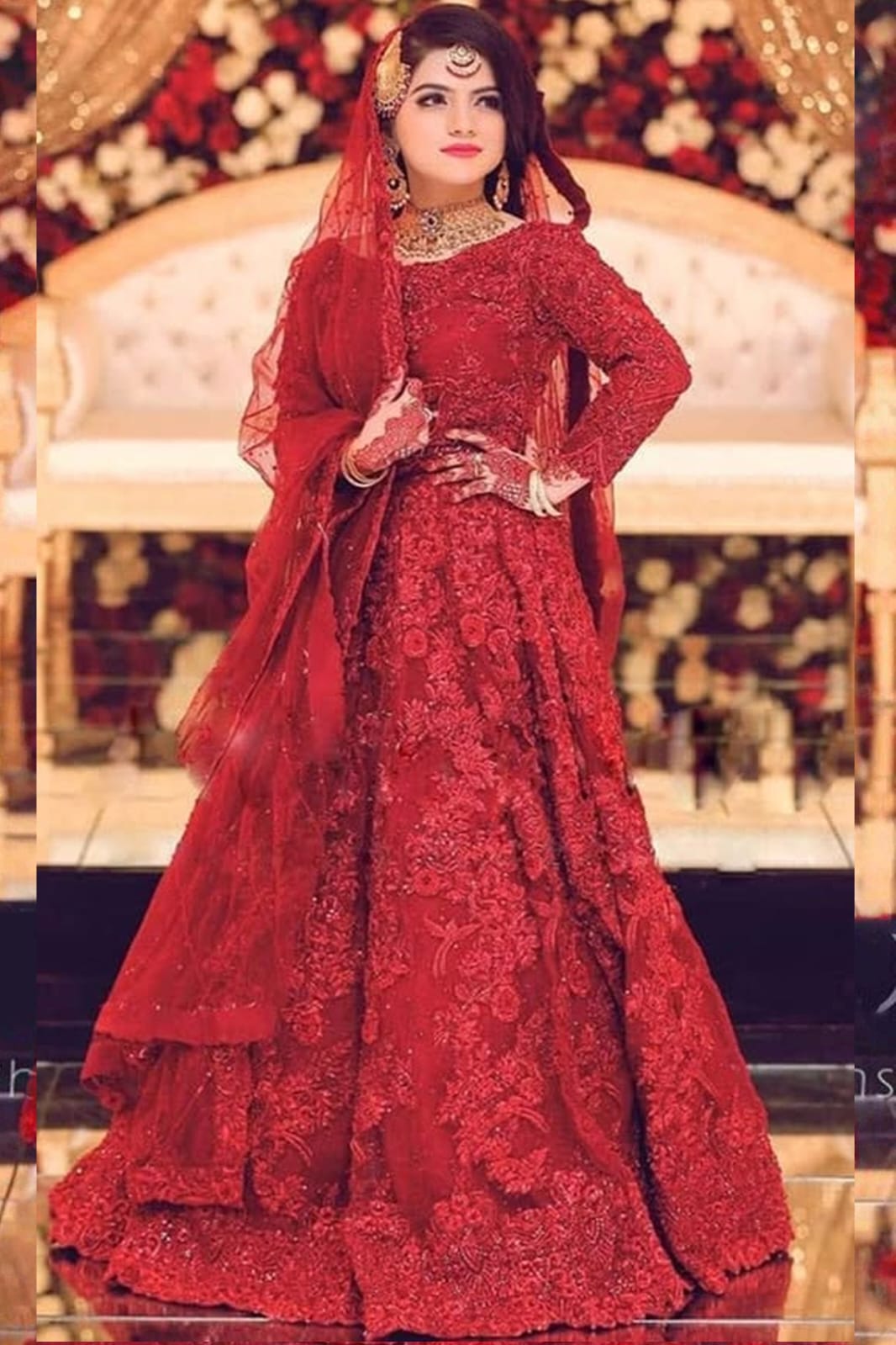 Embroidered Unstitched MARYUM & MARIA Net Embroidered Hand Maxi 3PC