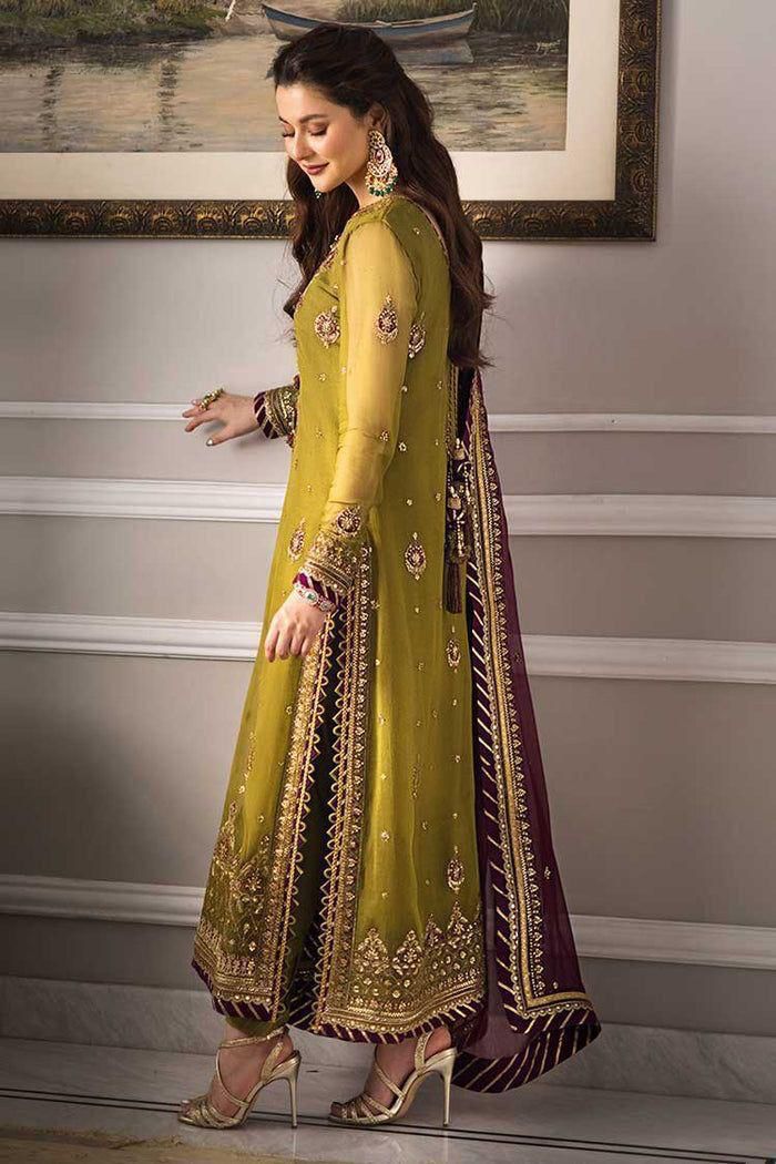 Chiffon Embroidered Luxury Unstitched 3PC – Pakistani Formal Wear