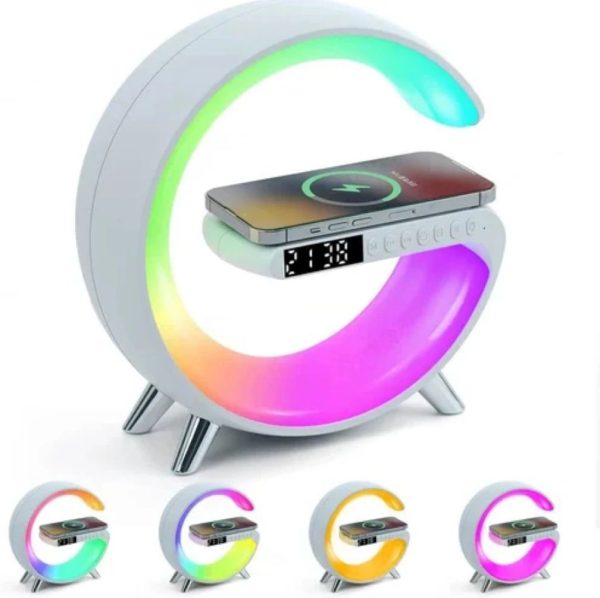 Digital Alarm Clock Wireless Charger I Multi-functional lamp