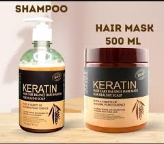 Pack of 3 Keratin Hair Care | Hair Mask, Shampoo & Serum Set