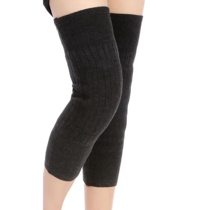 Winter Plush Compression Socks & Knee Pads | Warm, Non-Slip Support