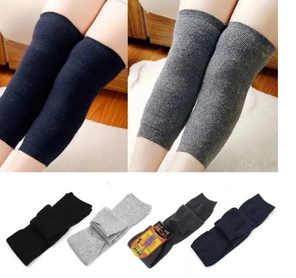 Winter Plush Compression Socks & Knee Pads | Warm, Non-Slip Support