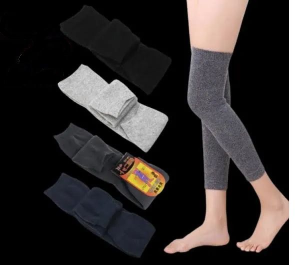 Winter Plush Compression Socks & Knee Pads | Warm, Non-Slip Support