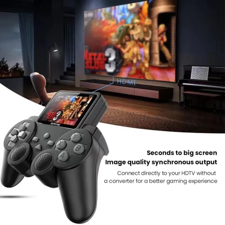 S10 Handheld Game Console With Controller | 2.4 Inch Retro Video Game Player With 520 Built-in Games