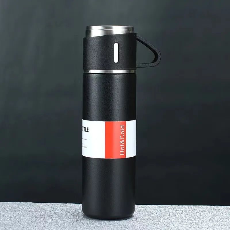 Vacuum Flask Set 500ml | 12-Hour Hot & Cool | 304 Steel Body